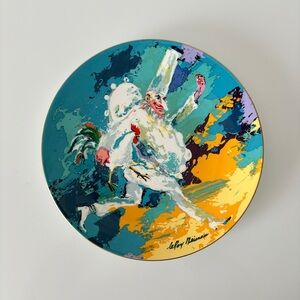 Leroy Neiman Signed Royal Doulton 1978 Pierrot Plate Punchinello 3440/15000